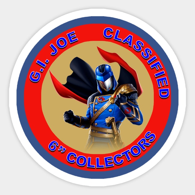 G.I JOE CLASSIFIED 6" Sticker by ROYAL GUARD AUTOGRAPH SERVICE